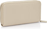 Cartera de mujer Essential Wave Pisco plateada con logo estampado de tres pliegues Armani Exchange Cartera para mujer Naty Shop