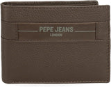 Cartera Pepe Jeans Checkbox Cowhide Carteras Y Monederos Negro Marrón Azul Gris Hombre Naty Shop Cartera Marrón