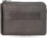 Carteras y Monederos Pepe Jeans Checkbox Negro Marrón Azul Gris Piel Vaqueta Cartera Hombre Naty Shop Tarjetero Gris