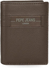 Cartera Hombre Pepe Jeans Checkbox Cowhide Negro Marrón Azul Gris Cartera Hombre Naty Shop Maletín Marrón