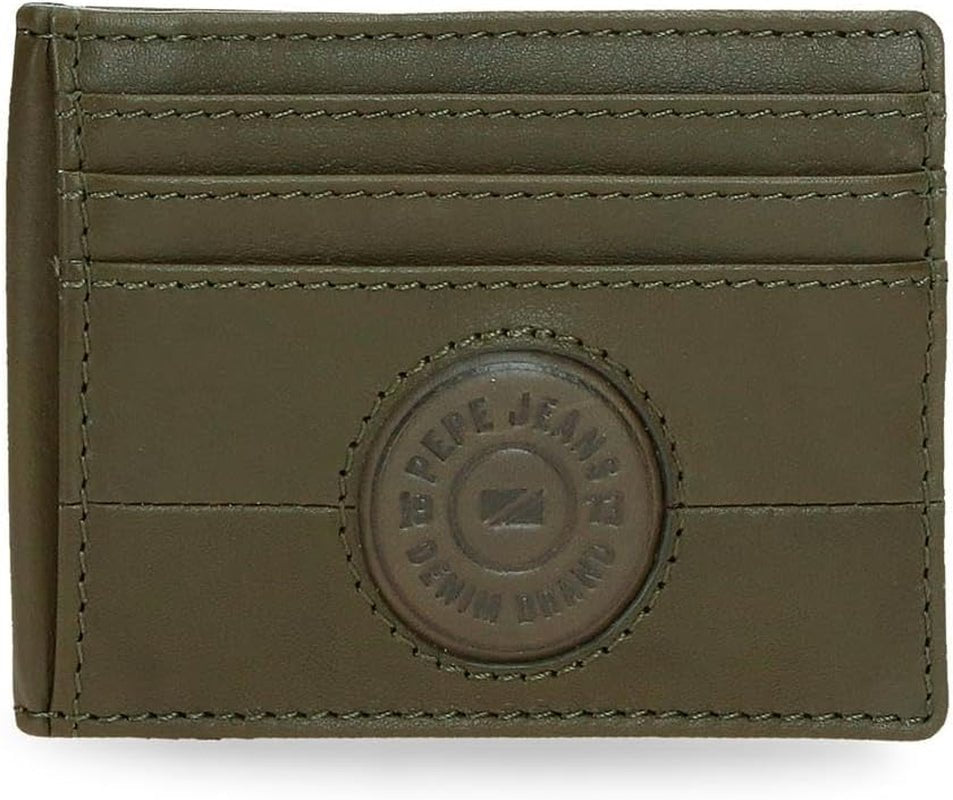 Carteras y monederos Pepe Jeans Cracker de piel de vacuno negro marrón verde Varias Tallas Naty Shop Cartera Hombre Tarjetero Cracker Verde