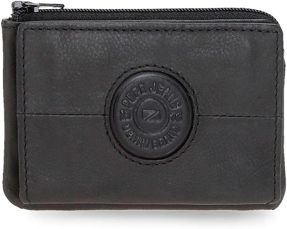 Carteras y monederos Pepe Jeans Cracker de piel de vacuno negro marrón verde varias tallas Cartera hombre Naty Shop Tarjetero negro