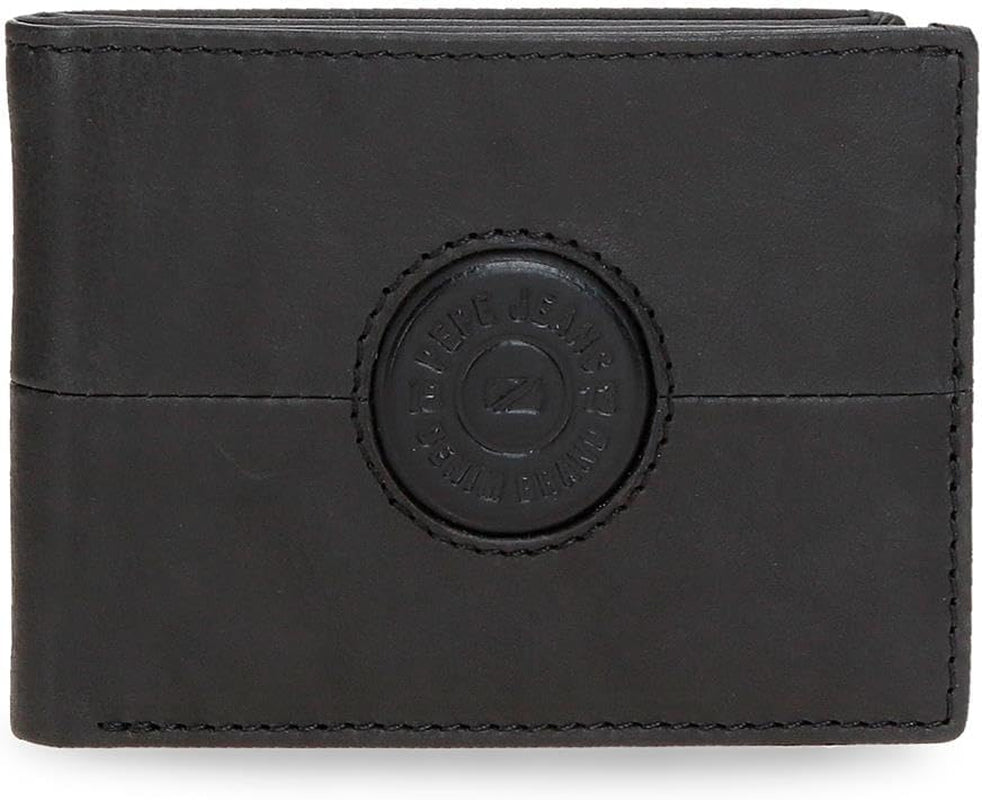 Carteras y monederos Pepe Jeans Cracker de piel de vacuno negro marrón verde varias tallas Cartera hombre Naty Shop Monedero negro 11