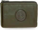 Carteras y monederos Pepe Jeans Cracker de piel de vacuno, negro, marrón, verde, varios tamaños Cartera de hombre Naty Shop Tarjetero verde