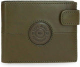 Carteras y monederos Pepe Jeans Cracker de piel de vacuno, negro, marrón, verde, varios tamaños Cartera de hombre Naty Shop Cartera Click vertical verde