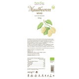 Moras blancas secas orgánicas premium (crudas veganas) Morus Alba Mulberry Fruit - Frutas secas sin azúcar añadido de Turquía - Moras blancas crudas orgánicas Frutas secas | PureRaw 200g Naty Shop productos deshidratados