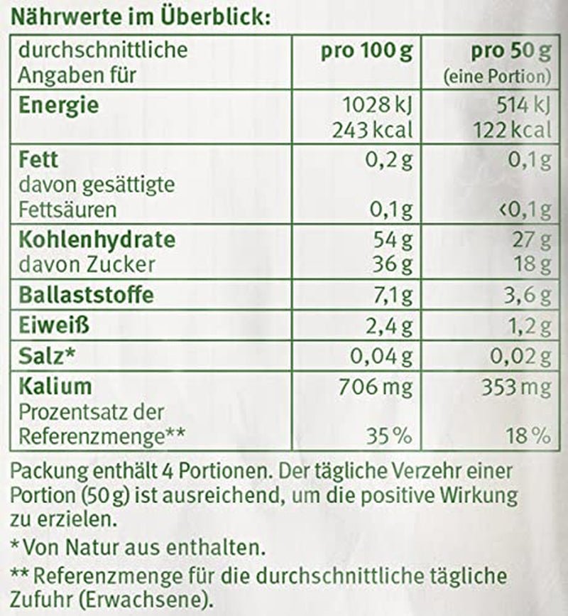 Ciruelas con hueso 200g - Aromáticas, afrutadas y naturalmente dulces - Veganas, sin azufre, sin huesos y sin azúcares añadidos - Nutri-Score A (1 x 200g) Productos deshidratados Naty Shop