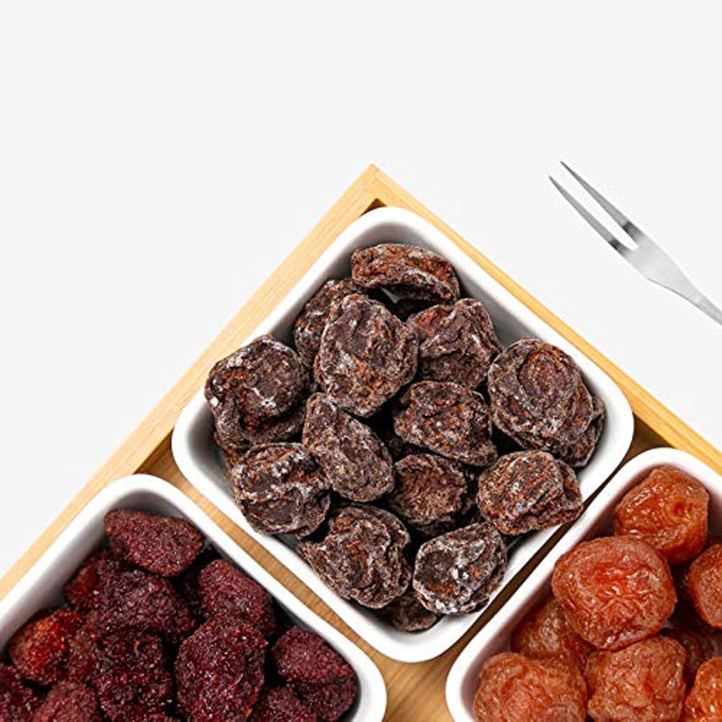 Ciruelas pasas asiáticas dulces saladas Conservas de ciruela partida 2 bolsas Dulces de frutas tradicionales chinos è¯æ¢... (4.23 oz por bolsa) Naty Shop Productos deshidratados