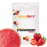Fresa liofilizada en polvo 250g - Fruta liofilizada en polvo - Fresa liofilizada en polvo para repostería, batidos y muesli - Fresa en polvo 100% natural sin aditivos Productos deshidratados Naty Shop 250G