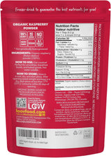 Frambuesa en polvo orgánica 100% frambuesas enteras Frambuesa liofilizada en polvo 171 g de Europa Suministro para 24 días Sin azúcar añadido Naty Shop Productos deshidratados