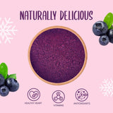 Arándanos silvestres liofilizados en polvo 100g - Frutos liofilizados en polvo - Arándanos silvestres liofilizados en polvo para repostería, batidos y muesli - Arándanos naturales en polvo sin aditivos Productos deshidratados Mi tienda