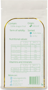 Fruta del dragón liofilizada en polvo | 250g 100% natural y vegano | sin OGM | sin azúcar y sin aditivos ~*~ Naty Shop productos deshidratados