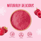 Frambuesa liofilizada en polvo 100g - Fruta liofilizada en polvo - Frambuesa liofilizada en polvo para repostería, batidos y muesli - Frambuesa en polvo 100% natural sin aditivos Productos deshidratados Naty Shop