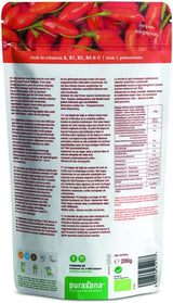 Purasana goji berry en polvo del Tíbet bajo cultivo orgánico controlado (200g) grado alimenticio crudo Productos deshidratados Naty Shop