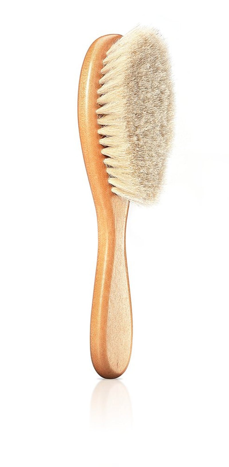 Reer 81165 Cepillo de pelo natural - pelo de cabra, pequeño Infantil - Baño y Cuidado de la piel Naty Shop