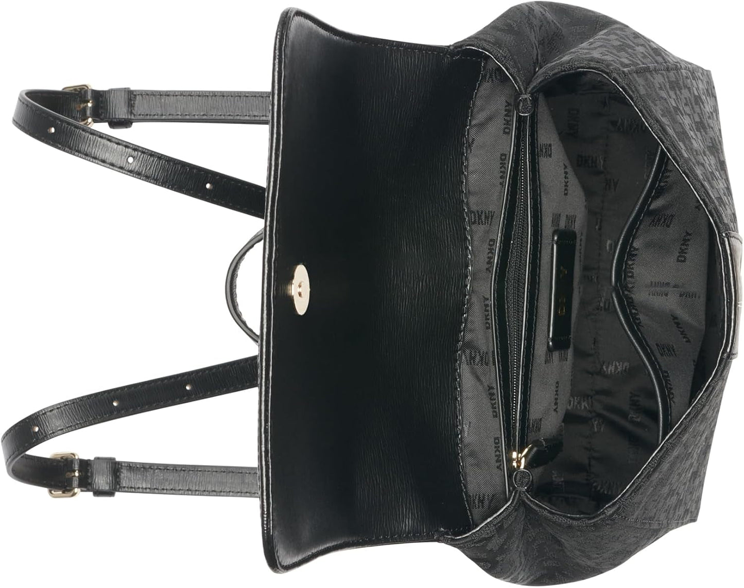 DKNY Mochila Everyday para mujer, Black Logo/Black Naty Shop Bolsos para mujer