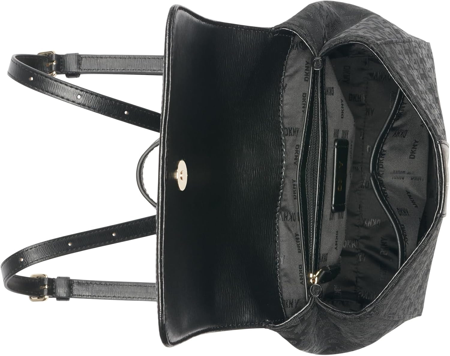 DKNY Mochila Everyday para mujer, Black Logo/Black Naty Shop Bolsos para mujer