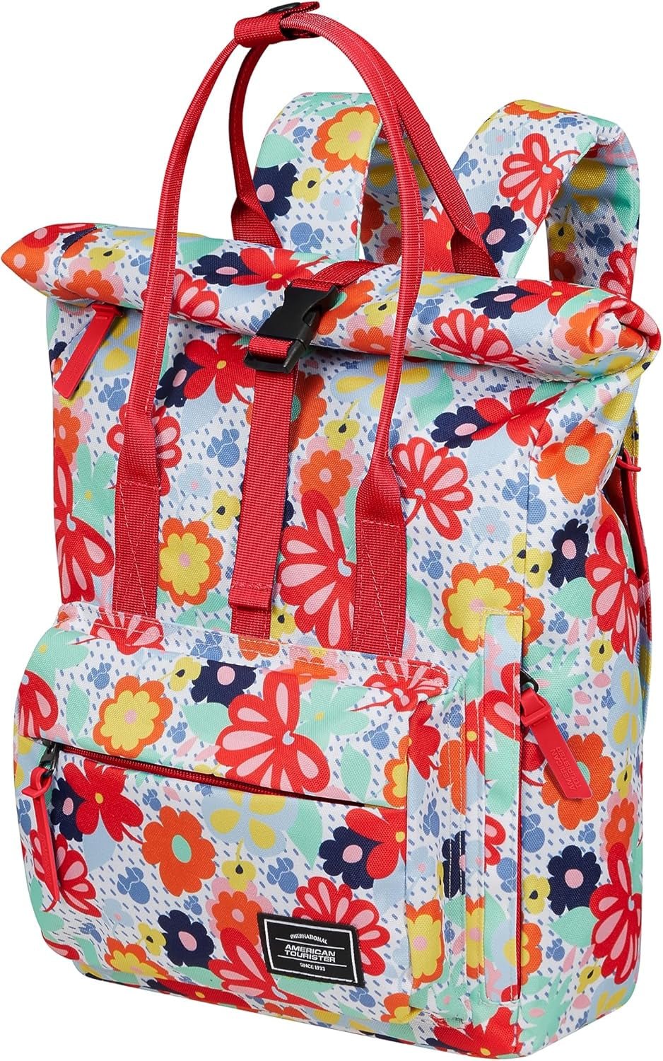 Mochila infantil American Tourister Urban Groove Disney, 36 cm, 17 L, multicolor (Minnie Flower) Mochilas y carteras premium Naty Shop
