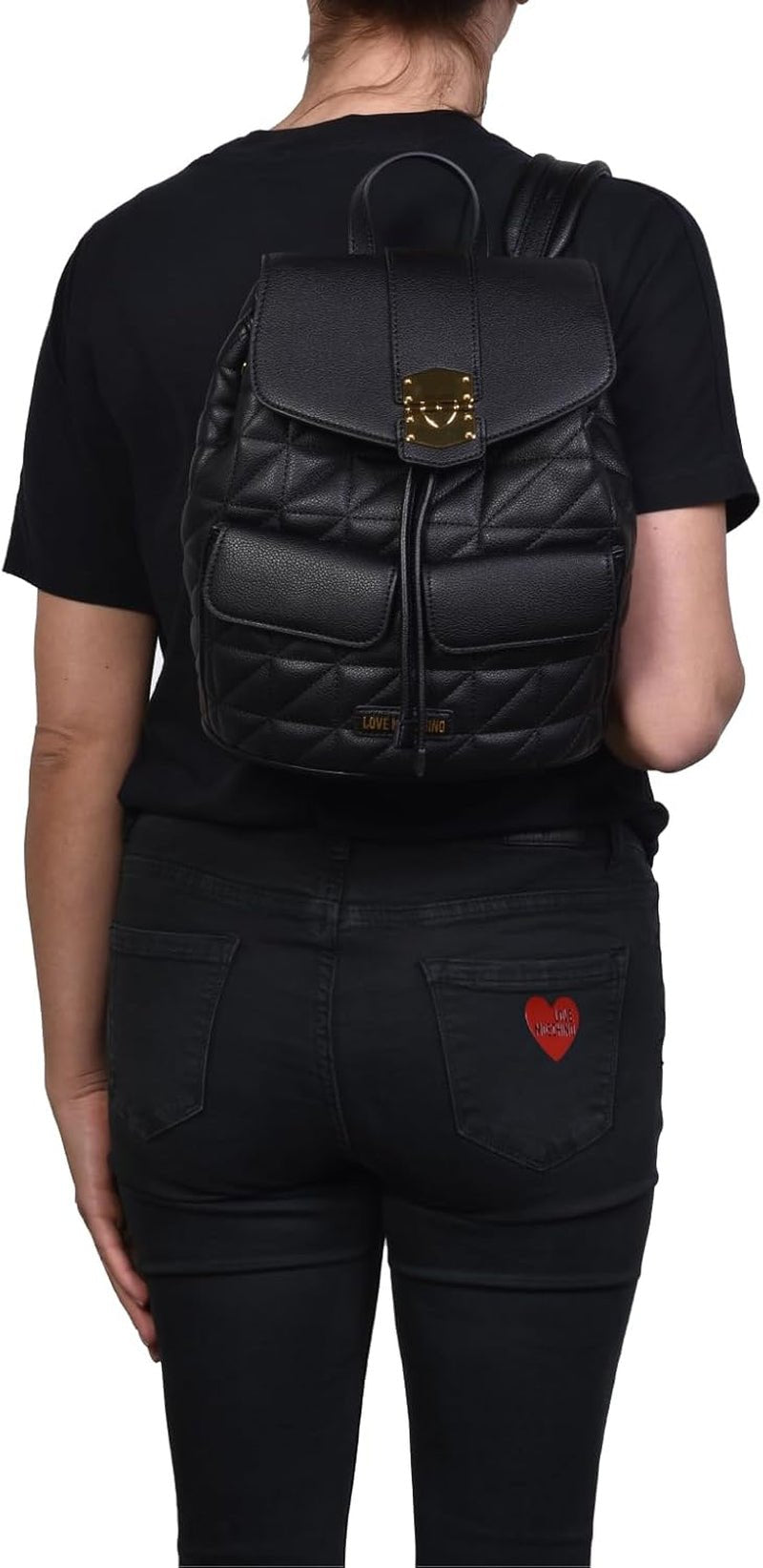 Mochila de mujer Love Moschino negra Naty Shop Bolsos Mujer