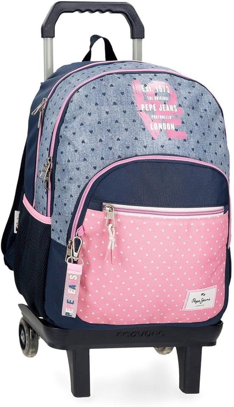 Pepe Jeans Mochila Noni Denim Mochilas y carteras Premium Naty Shop Mochila 46 + Trolley
