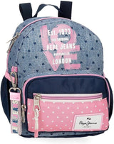 Pepe Jeans Mochila Noni Denim Mochilas y carteras premium Naty Shop Rucksackwanderung