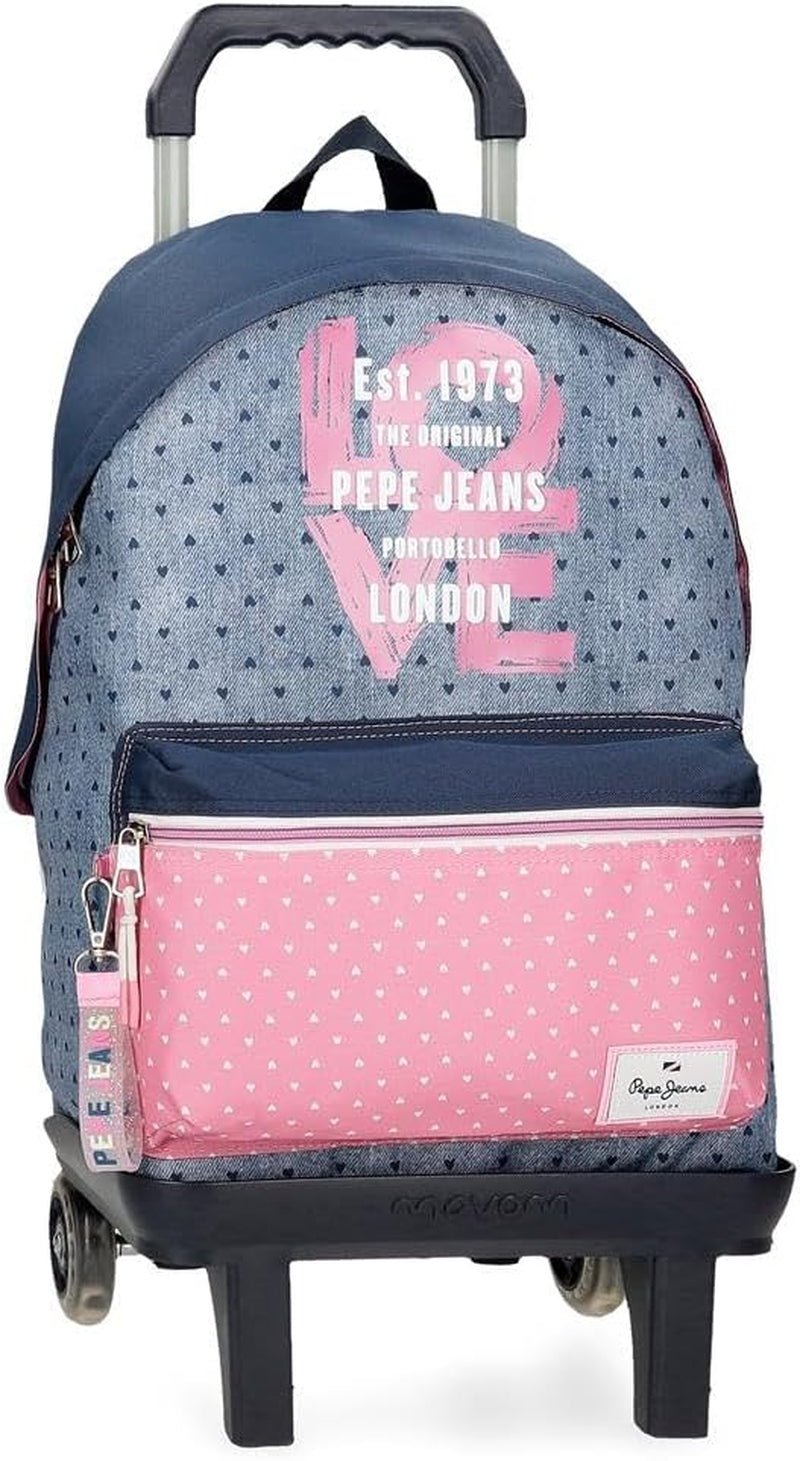 Pepe Jeans Mochila Noni Denim Mochilas y carteras Premium Naty Shop Mochila 42 + Trolley