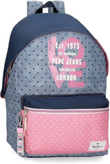 Mochila Pepe Jeans Noni Denim Mochilas y carteras premium Naty Shop Anpassbarer 42-Rucksack