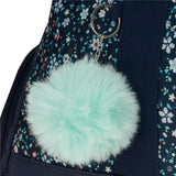 Pepe Jeans Mochila escolar Alenka con carro, azul, 30 x 40 x 12 cm, poliéster, 14,4 l, azul, mochila escolar con carro Mochilas y carteras premium Naty Shop