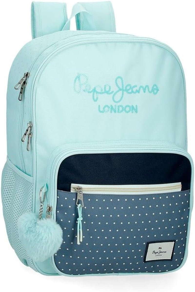 Mochila Escolar Pepe Jeans Dalma Mochila infantil fabricada en poliéster, tirantes ajustables anchos y regulables, bolsillo frontal. De Joumma Bolsos Mochilas y carteras premium Naty Shop Schulrucksack