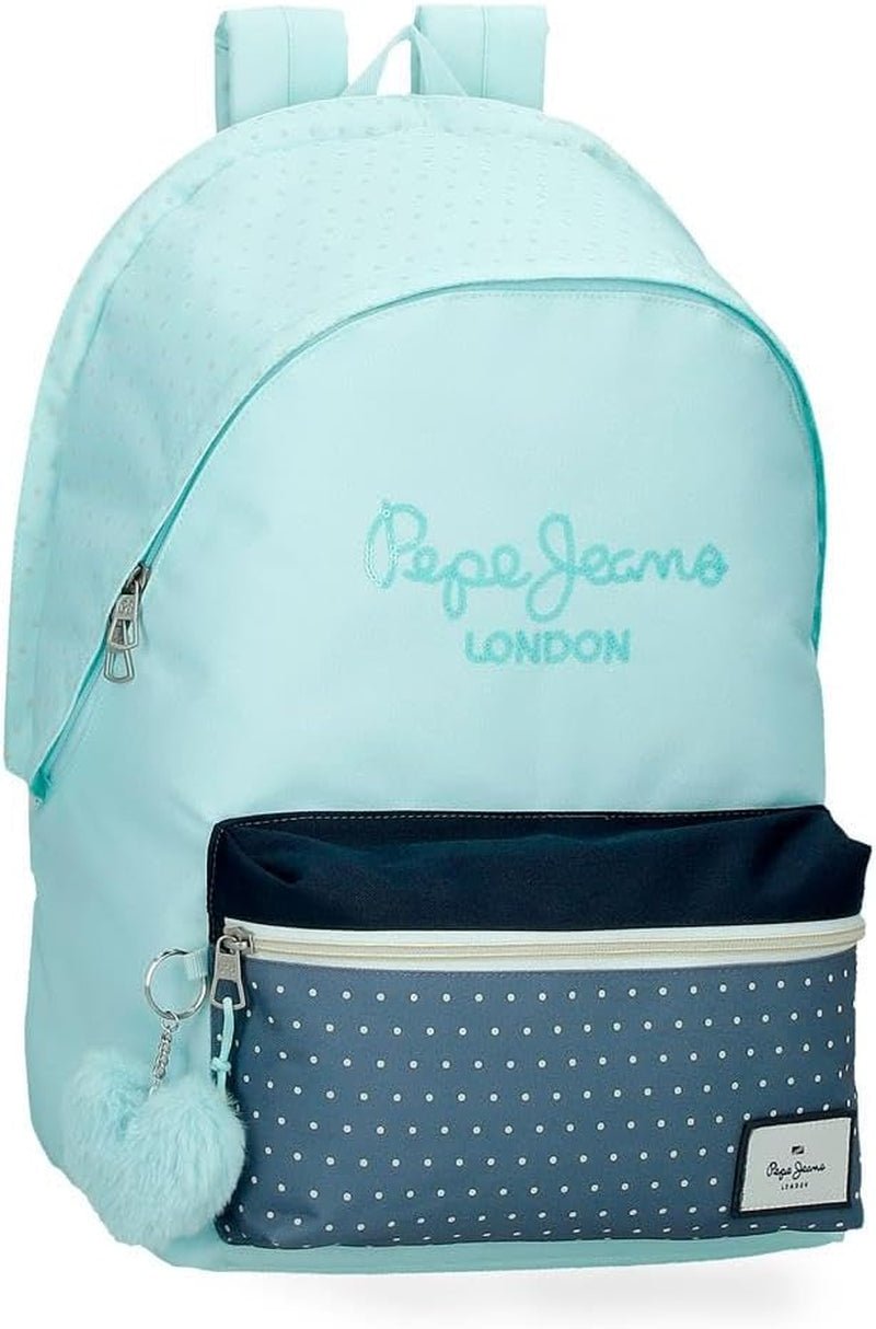 Mochila Escolar Pepe Jeans Dalma Mochila infantil fabricada en poliéster, tirantes ajustables anchos y regulables, bolsillo frontal. De Joumma Bolsos Mochilas y carteras premium Naty Shop Mochila Pepe Jeans