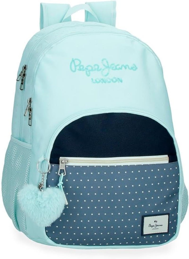 Mochila Escolar Pepe Jeans Dalma Mochila infantil fabricada en poliéster, tirantes ajustables anchos y ajustables, bolsillo frontal. De Joumma Bolsos Mochilas y carteras premium Naty Shop Mochila 45