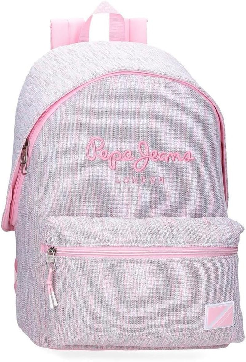 Pepe Jeans Mochila Escolar Miri, Rosa, 31 x 44 x 17,5 cm, Poliéster, 22,79 l, Rosa, Mochila Escolar Mochilas y carteras premium Naty Shop Rucksack 42
