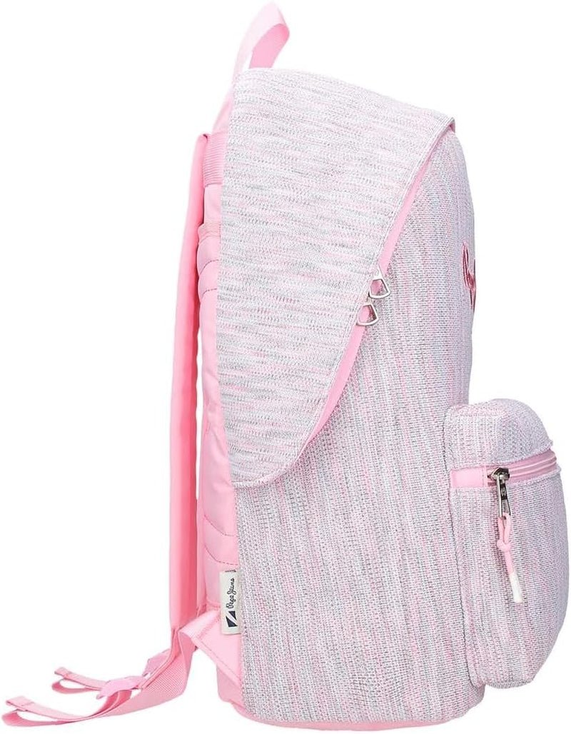 Pepe Jeans Mochila Escolar Miri, Rosa, 31 x 44 x 17,5 cm, Poliéster, 22,79 l, Rosa, Mochila Escolar Mochilas y carteras premium Naty Shop