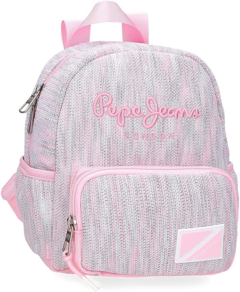 Pepe Jeans Mochila escolar Miri, rosa, 31 x 44 x 17,5 cm, poliéster, 22,79 l, rosa, mochila escolar Mochilas y carteras premium Naty Shop Freizeit-Rucksack