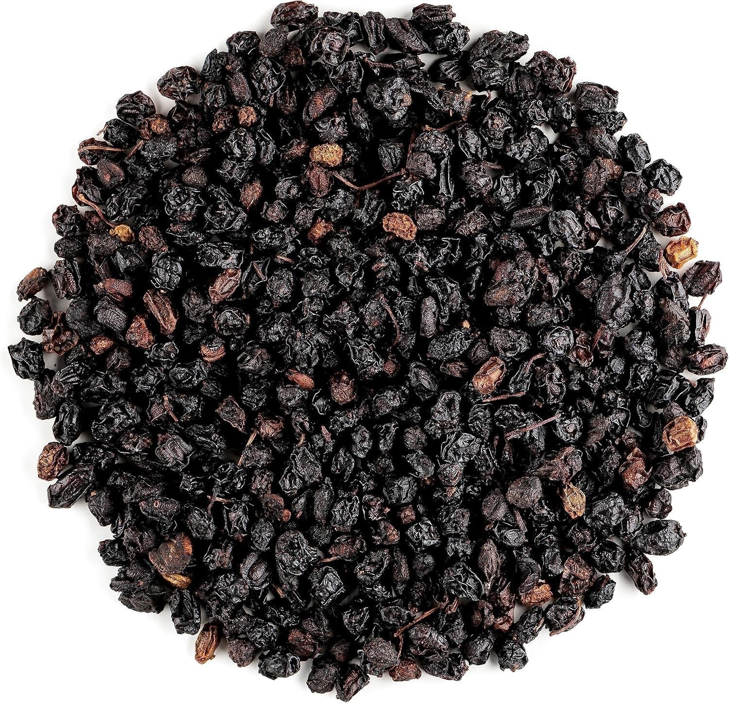 Saúco Negro Ecológico - Bayas de Sambucus Enteras - Saúco Productos Deshidratados Naty Shop 200 G (1 Pack) Saúco Negro