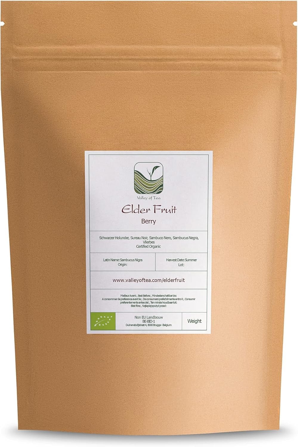 Saúco negro ecológico - bayas de sambucus enteras - saúco Productos deshidratados Naty Shop