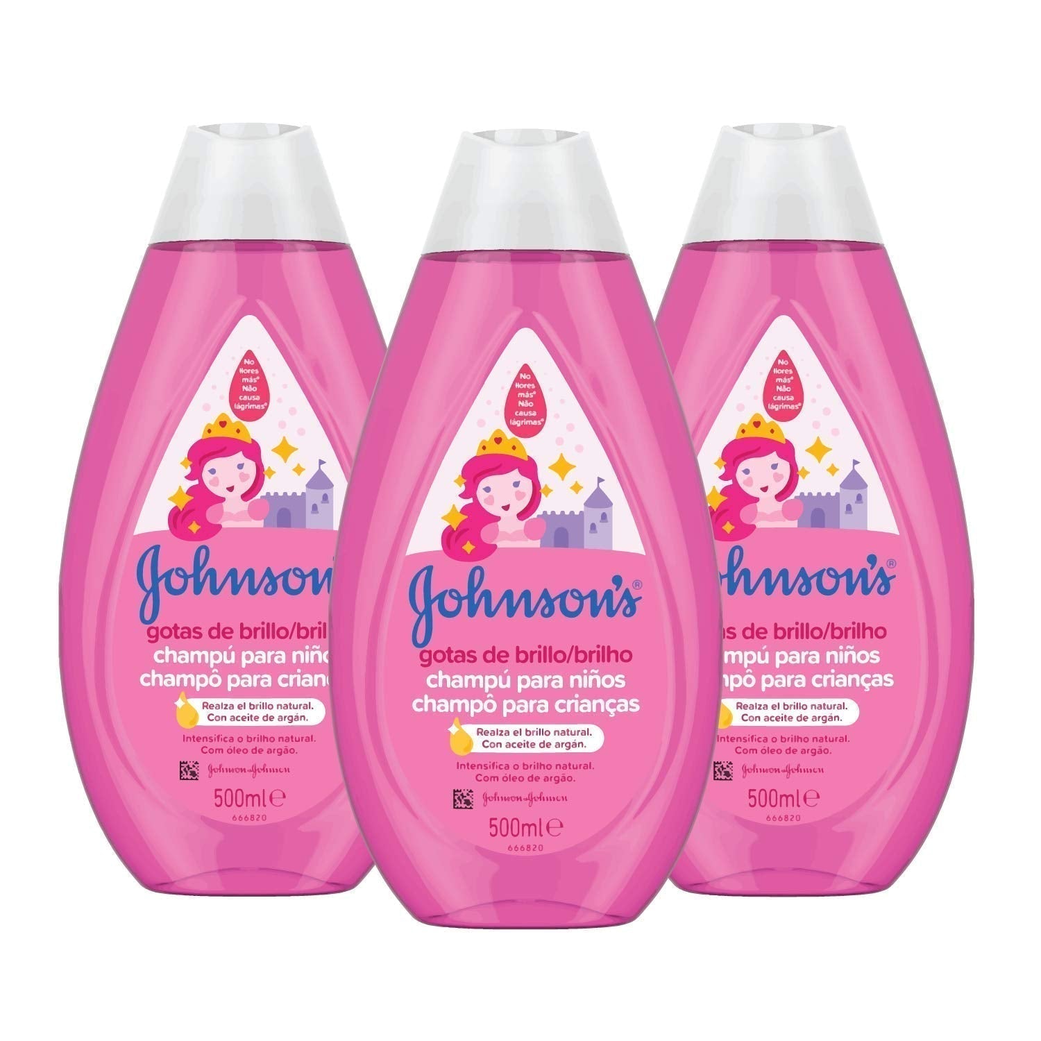 Champú Infantil - Baño y Cuidado de la Piel Naty Shop 500 ml (pack de 3) Suave.