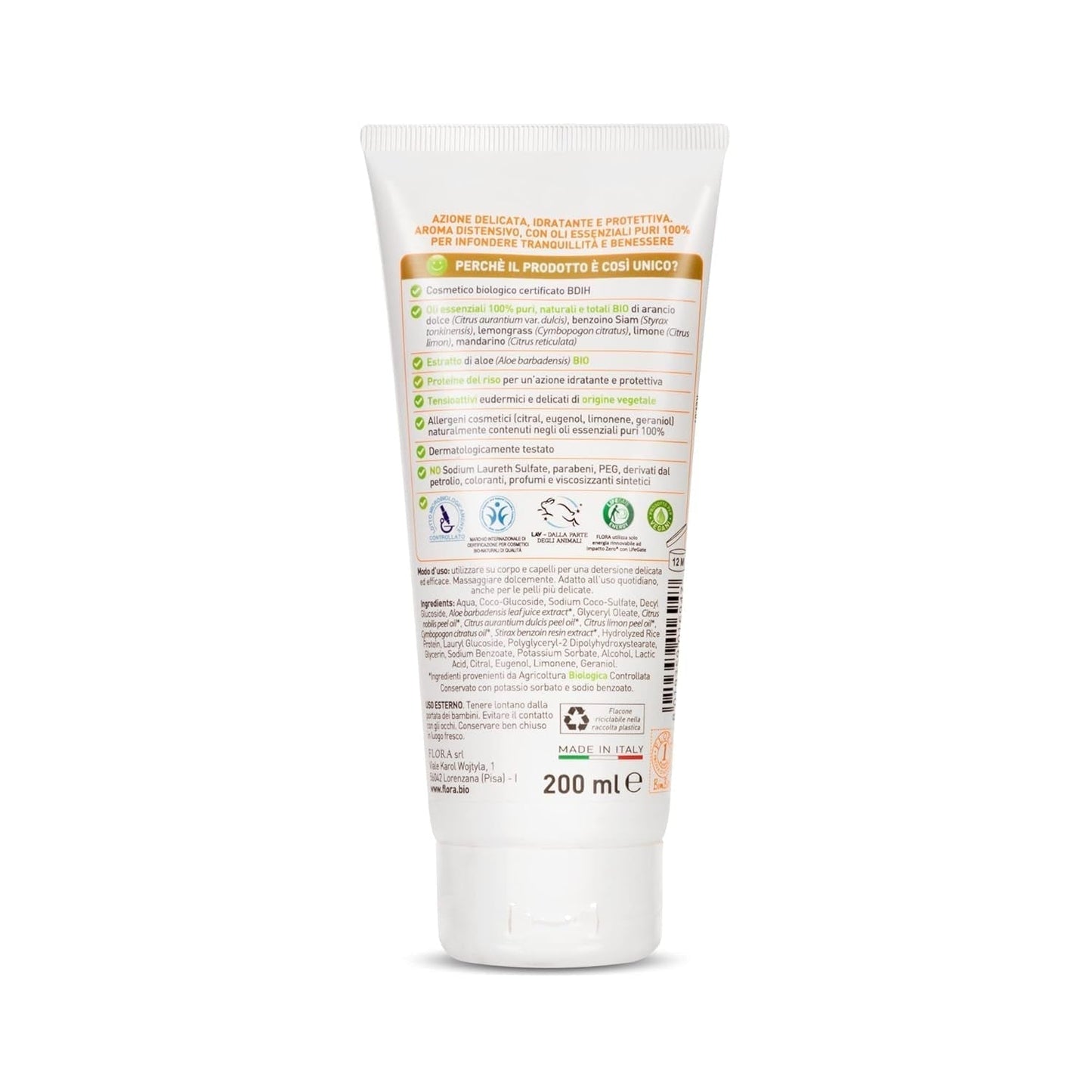 Champú de baño ideal para niños, 200 ml, 1 Infantil - Baño y Cuidado de la piel Naty Shop