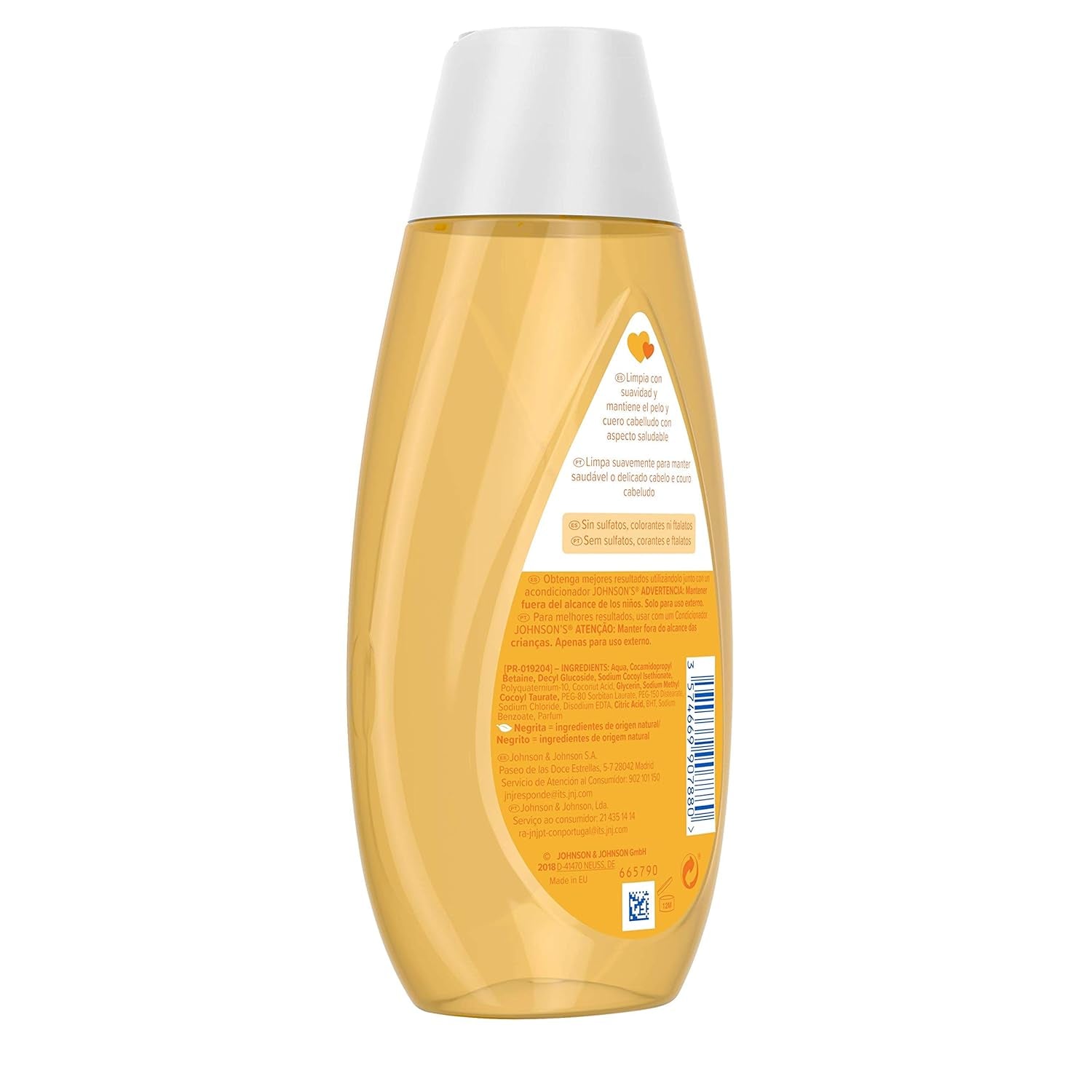 Champú, pack de 3 (3 x 300 ml) Infantil - Baño y Cuidado Naty Shop