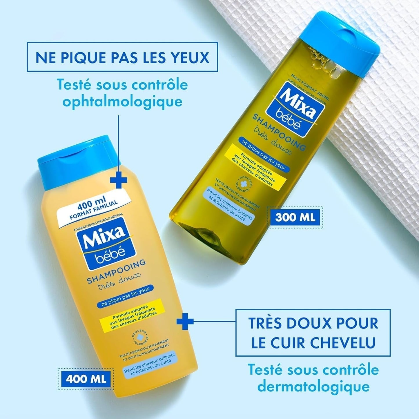 Champú para niños Mixa, muy suave, 300 ml, 300 ml Infantil - Baño y Cuidado de la piel Naty Shop