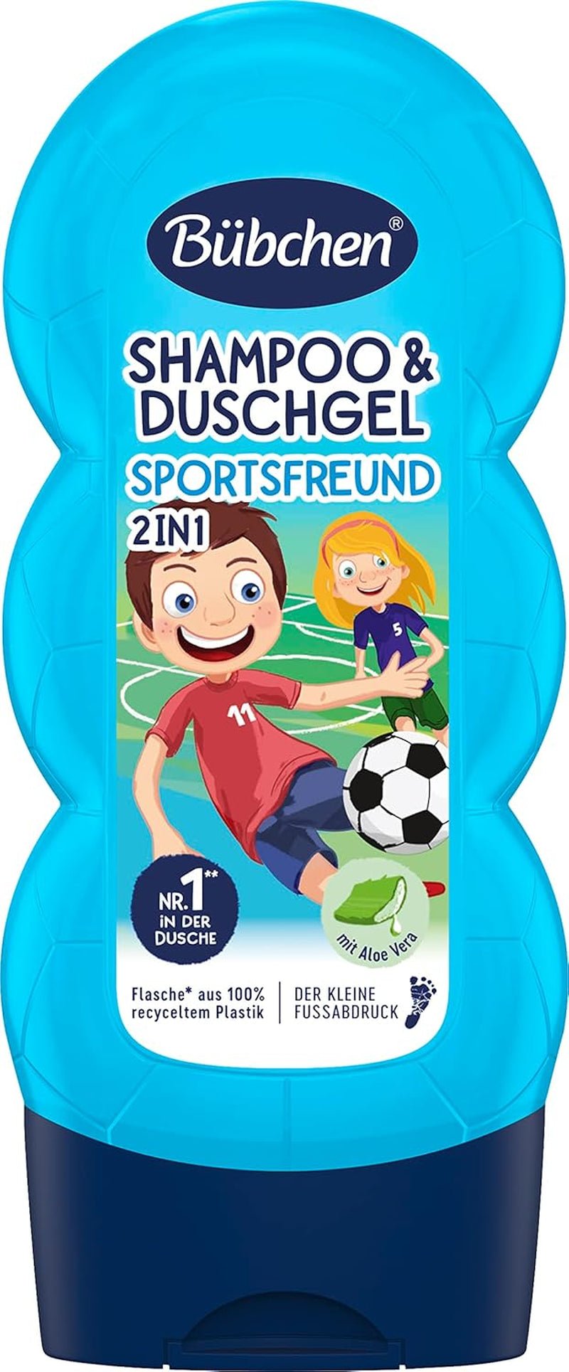 Champú y gel de ducha Buebchen Sportsfreund 2en1, 230 ml Infantil - Baño y Cuidado de la piel Naty Shop 230 Ml (1 pack)