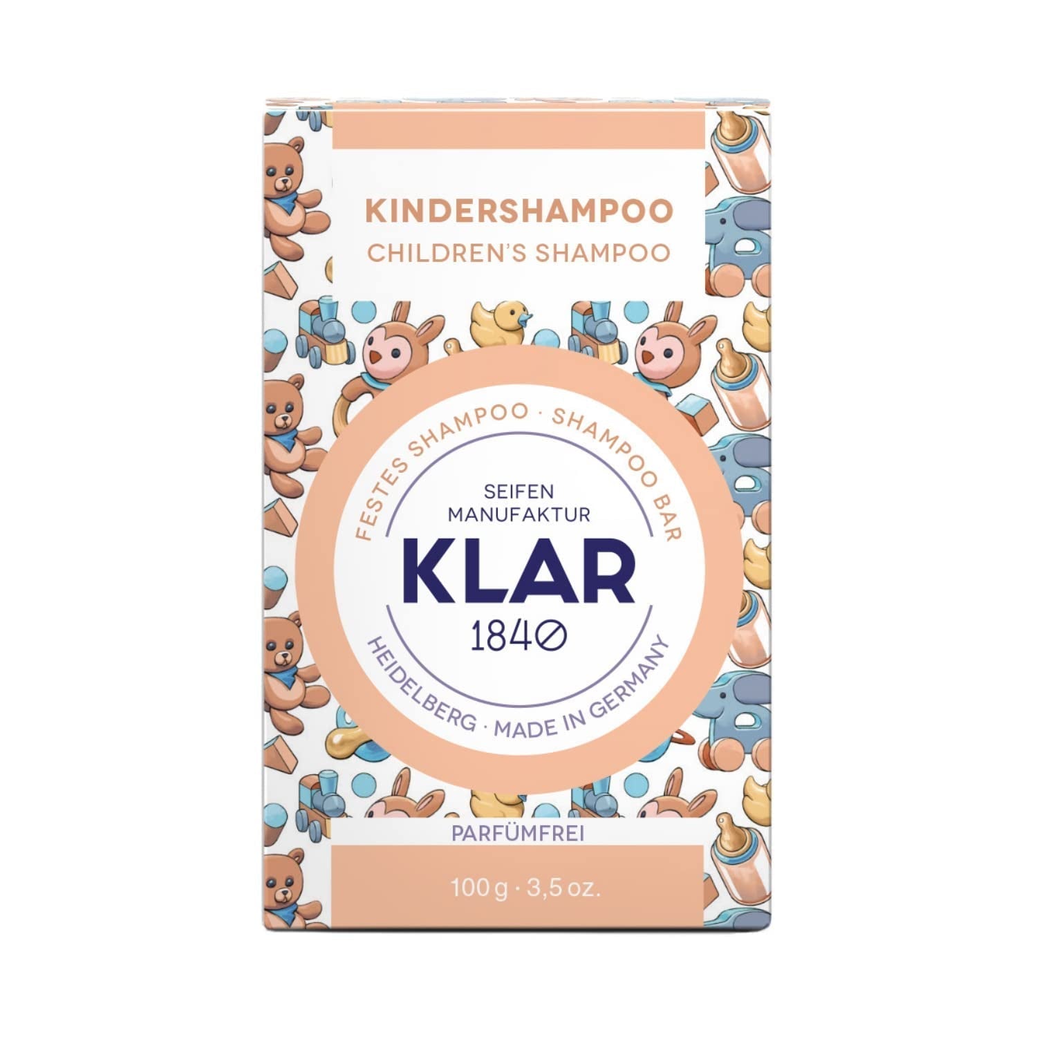 Klar's champú sólido infantil sin perfume 100g Infantil - Baño y Cuidado Naty Shop Default title