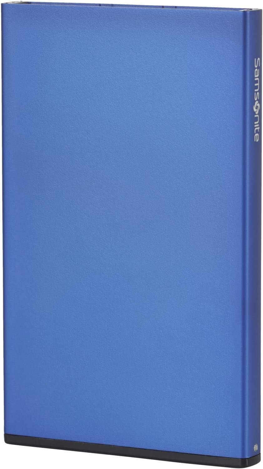 Samsonite Alu Fit SLG - Tarjetero, 10,2 cm, azul (True Blue) Cartera hombre Naty Shop