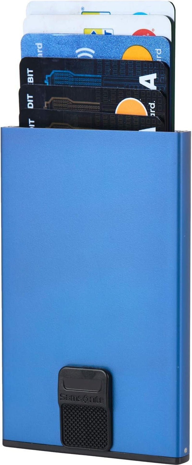 Samsonite Alu Fit SLG - Tarjetero, 10,2 cm, azul (True Blue) Cartera hombre Naty Shop