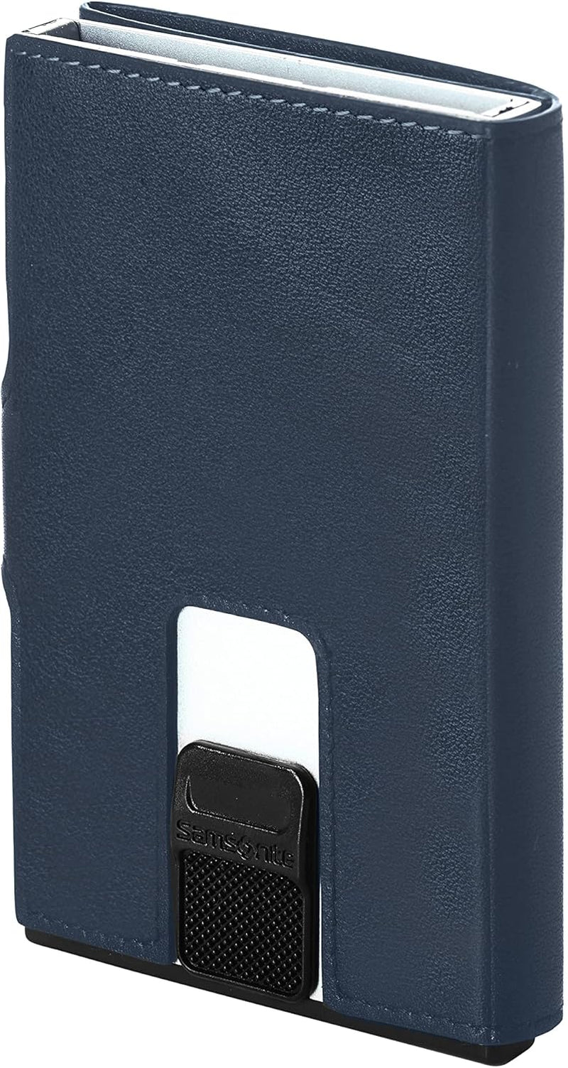 Samsonite Alu Fit SLG - Cartera, 10,2 cm, azul Carteras Hombre Naty Shop
