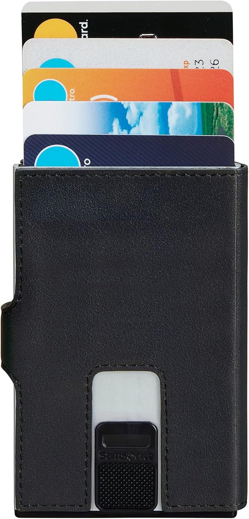 Samsonite Alu Fit SLG - Cartera, 10,2 cm, negro (black) Carteras hombre Naty Shop