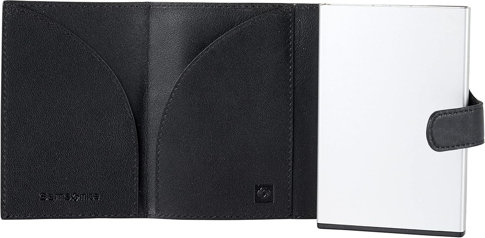 Samsonite Alu Fit SLG - Cartera, 10,2 cm, negro (black) Carteras hombre Naty Shop