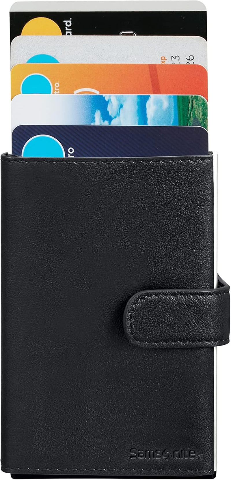 Samsonite Alu Fit SLG - Cartera, 10,2 cm, negro (black) Carteras hombre Naty Shop
