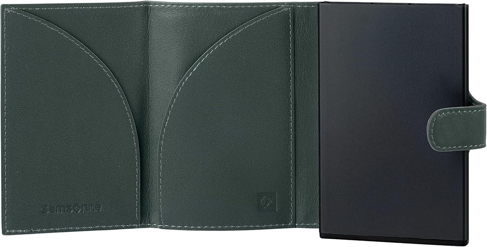 Samsonite Alu Fit SLG - Cartera, 10,2 cm, verde (Climbing Ivy) Carteras hombre Naty Shop