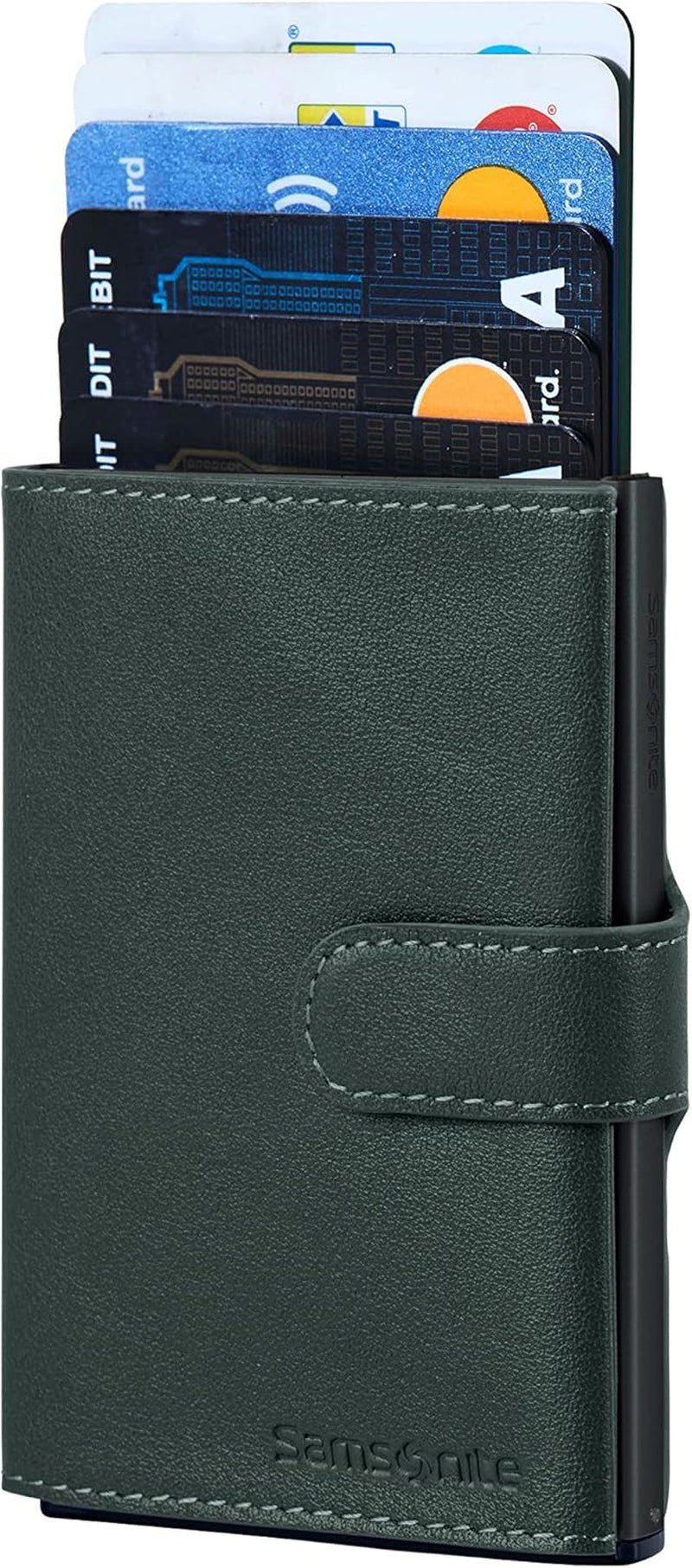 Samsonite Alu Fit SLG - Cartera, 10,2 cm, verde (Climbing Ivy) Carteras hombre Naty Shop